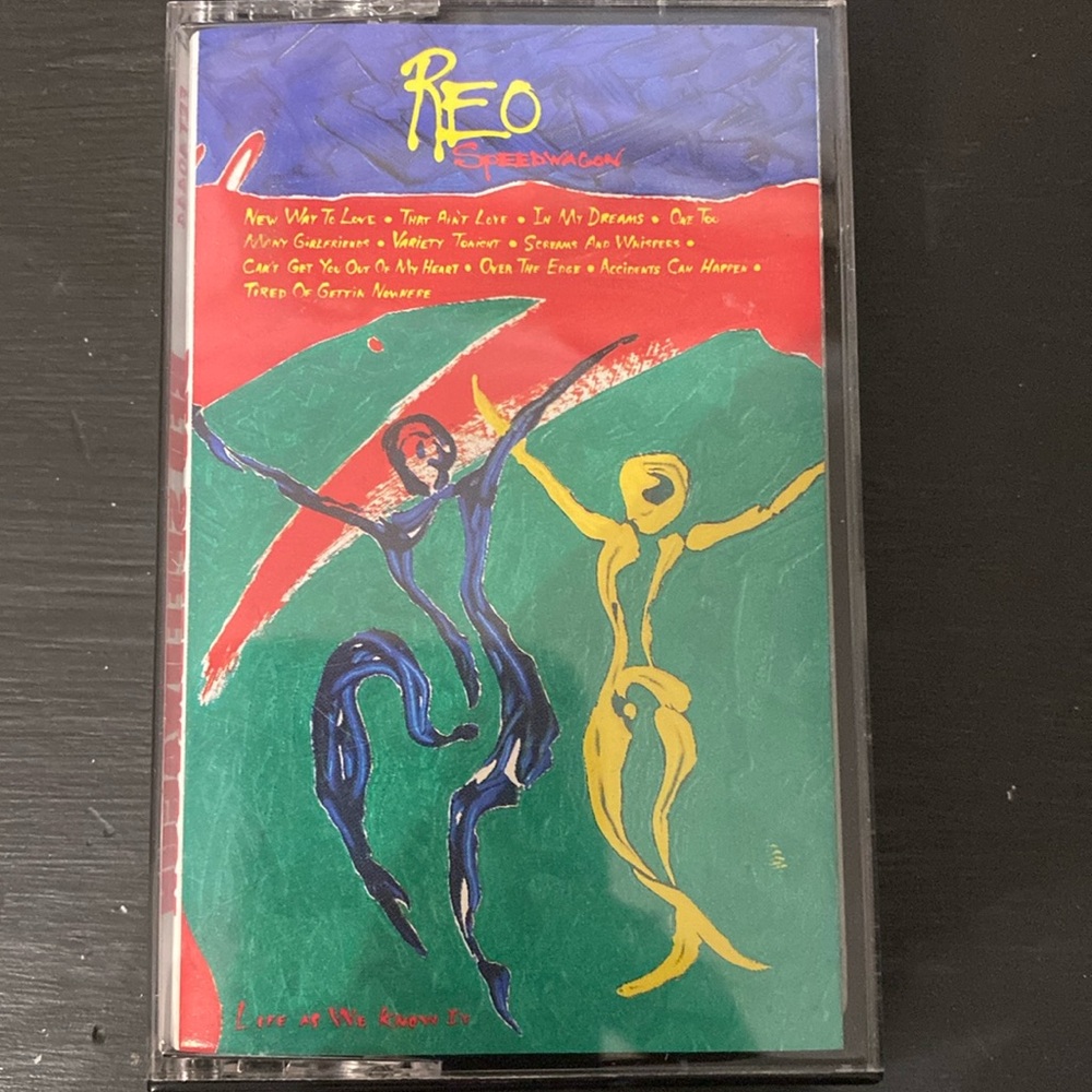 Vintage REO -Life as We Know It Cassette Tape - 1987